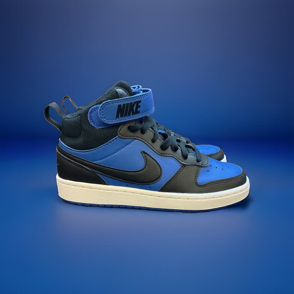 size 3.5youth boys shoe NIKE COURT MID 2 CD7782 404
